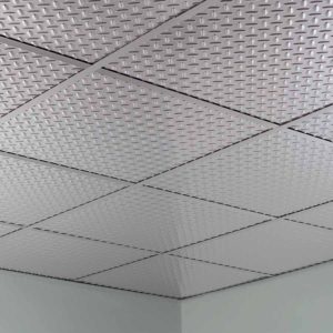 Fasade Ceiling Tile in Diamond Plate