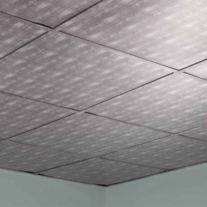 Fasade Ceiling Tile in Flat